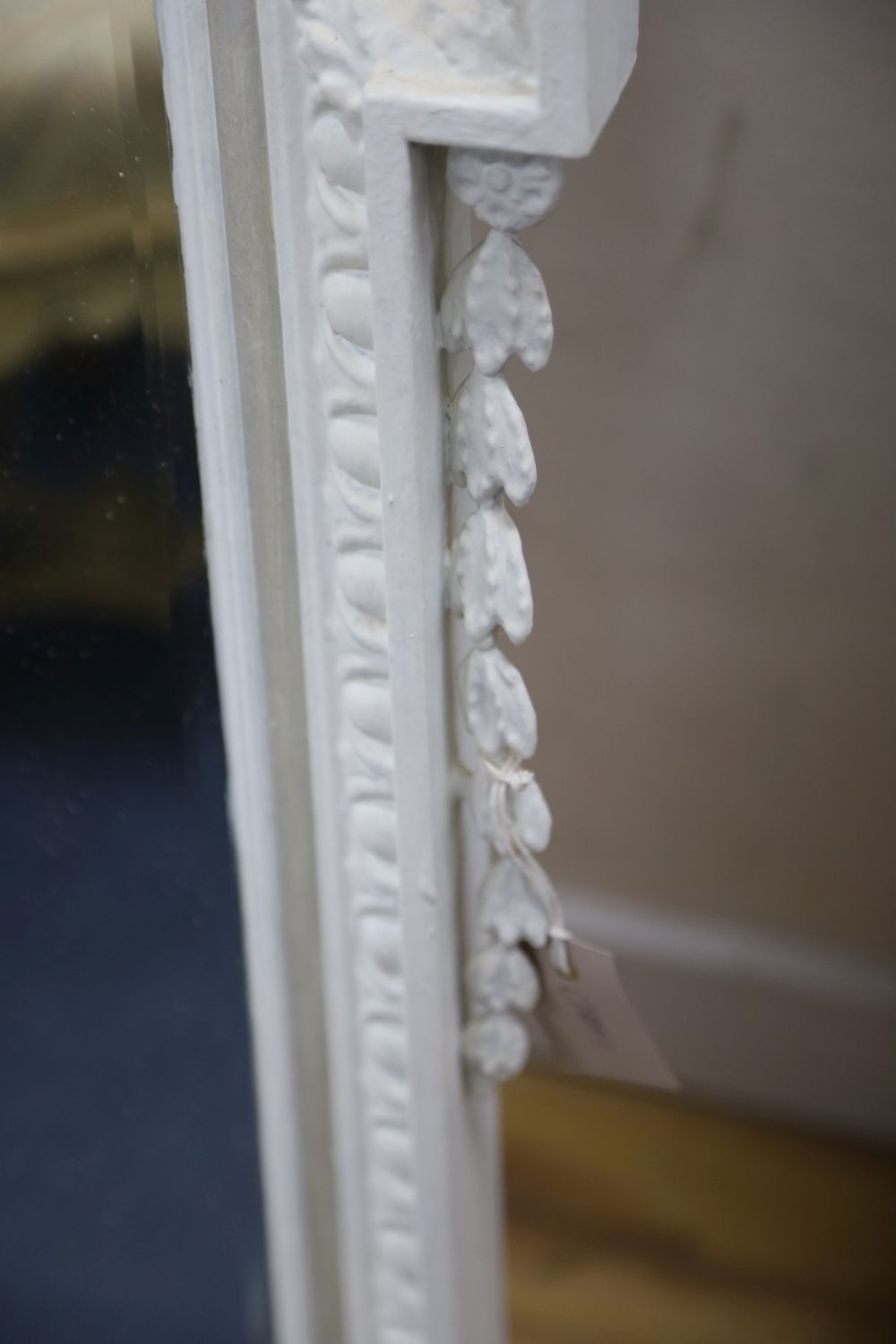 A William Kent style wall mirror, width 72cm height 120cm